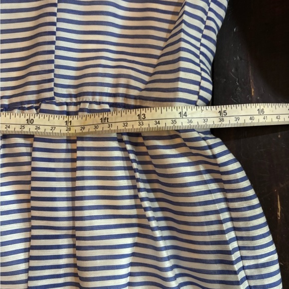 Blue and White Striped Maxi Dress Size 10 NWT Gianni Bini - Picture 13 of 15